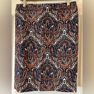 J.Crew Paisley Skirt